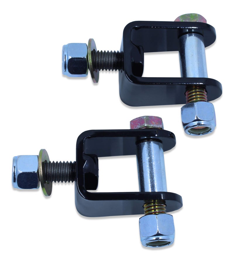 Spohn Performance Spohn LSM-125-SBS-500 No Bind Lower Rear Shock Relocation Mounting Brackets with Shock Bolt Sleeves - Image 1
